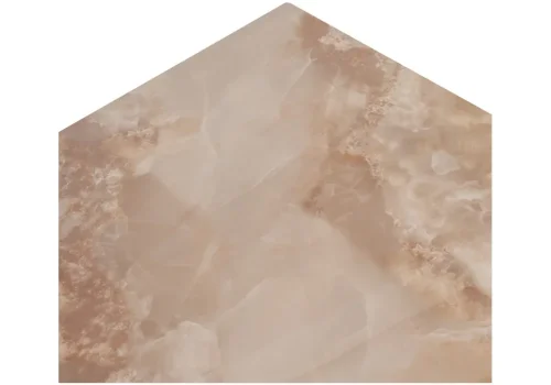 Керамический стол Corner 120 gloss amber jade solid ceramic / black 593875 Woodville столешница бежевая из керамика фото 11