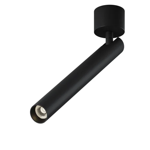 Спот с 1 лампой LED Focus T C141CL-L300-6W3K-B Maytoni чёрный LED в стиле современный хай-тек трубочки