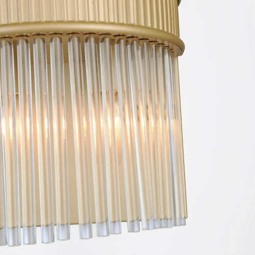 Бра Turris 4200-2W Favourite прозрачный на 2 лампы, основание матовое золото в стиле классический  фото 6