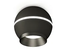 Светильник накладной Techno spot XS1102010 Ambrella light чёрный 1 лампа, основание чёрное в стиле современный круглый