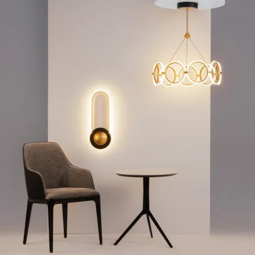 Бра LED Link MOD357WL-L16BS3K1 Maytoni латунь на 1 лампу, основание латунь в стиле современный минимализм фото 10