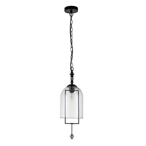 Светильник подвесной Alta V000393 Indigo прозрачный 1 лампа, основание чёрное в стиле современный  фото 5