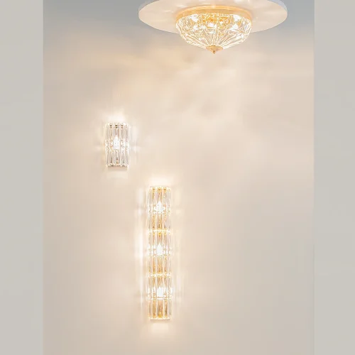 Бра Facet MOD094WL-01CH Maytoni прозрачный на 1 лампу, основание хром в стиле классический фото 6