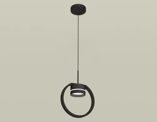 Светильник подвесной XB9102153 Ambrella light чёрный 1 лампа, основание чёрное в стиле современный хай-тек 