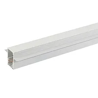 Шинопровод встраиваемый магнитный для ГКЛ 12,5 мм CLT 0.123 02 L2000 WH Crystal Lux белый в стиле современный для светильников серии Space шинопровод гкл 12мм