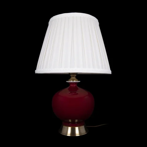 Настольная лампа Ruby 10267T/S LOFT IT бежевая 1 лампа, основание бордовое керамика в стиле классический современный  фото 2