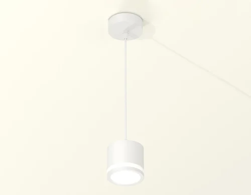 Светильник подвесной XP8110020 Ambrella light белый 1 лампа, основание белое в стиле хай-тек  фото 4