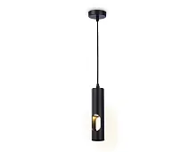 Светильник подвесной TN5108 Ambrella light чёрный 1 лампа, основание чёрное в стиле хай-тек современный трубочки