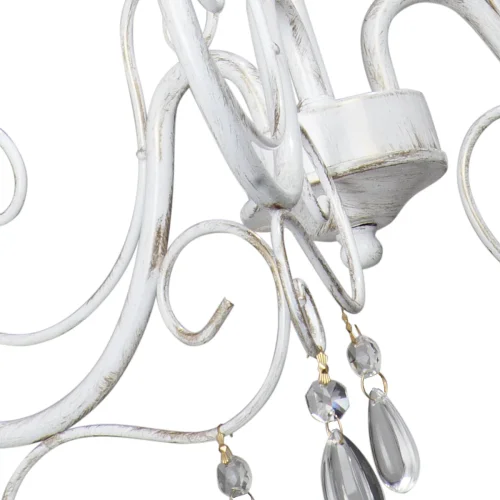 Люстра подвесная V1301/3 Vitaluce без плафона на 3 лампы, основание белое в стиле классический фото 2