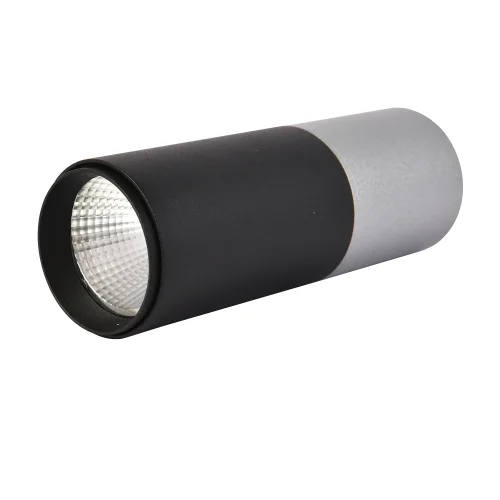Светильник накладной LED Deepak 3072-1C Favourite чёрный 1 лампа, основание серебряное в стиле современный круглый фото 3