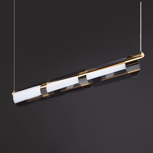 Светильник подвесной LED Stick FR5395PL-L12B Freya чёрный на 1 лампу, основание чёрное в стиле современный хай-тек фото 11