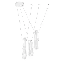 Светильник подвесной LED Series 10400/3 LOFT IT белый на 3 лампы, основание белое в стиле арт-деко 