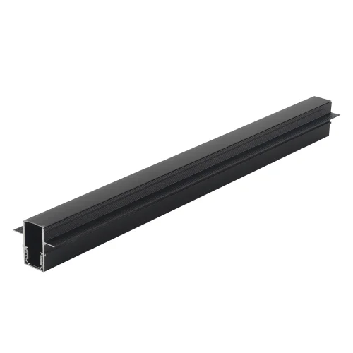 Шинопровод встраиваемый магнитный для ГКЛ 12,5 мм CLT 0.123 02 L2000 BL Crystal Lux чёрный в стиле современный для светильников серии Space шинопровод гкл 12мм фото 2
