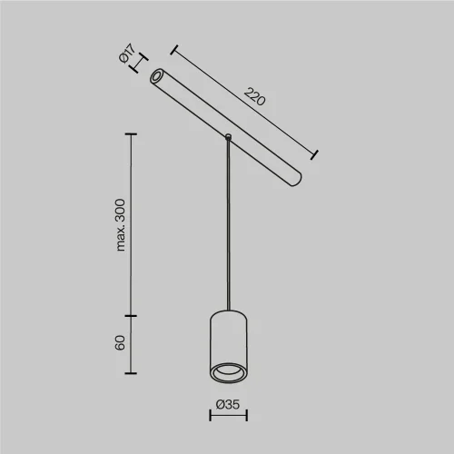 Светильник Focus Led 3Вт 24°для штанговой системы освещения Axity C105PL-3W3K-BS Maytoni латунь для шинопроводов серии Axity латунь фото 6