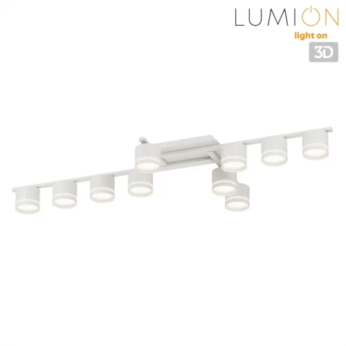 Светильник потолочный Agnia 8303/10C Lumion белый на 10 ламп, основание белое в стиле минимализм фото 3