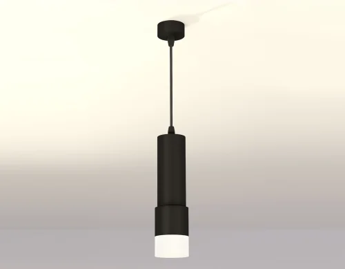 Светильник подвесной XP7402020 Ambrella light чёрный 1 лампа, основание чёрное в стиле хай-тек современный трубочки фото 2
