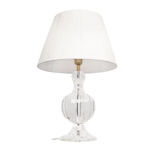Настольная лампа Сrystal 10279 LOFT IT белая 1 лампа, основание прозрачное хрусталь в стиле классический  фото 4