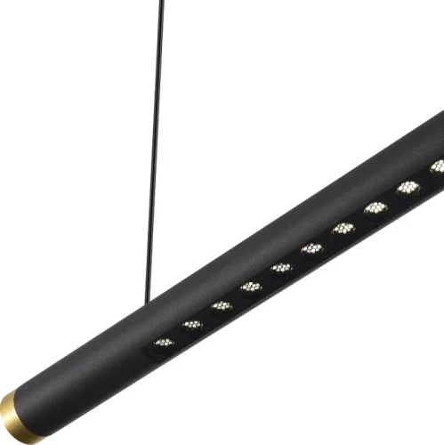 Светильник подвесной LED Parilla SL6238.403.01 ST-Luce чёрный на 1 лампу, основание чёрное в стиле современный линейный фото 3