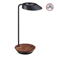 Уличная настольная лампа LED диммируемая сенсорная Elegance 359407 Novotech уличный IP54 коричневый на 1 лампу, плафон чёрный в стиле современный LED