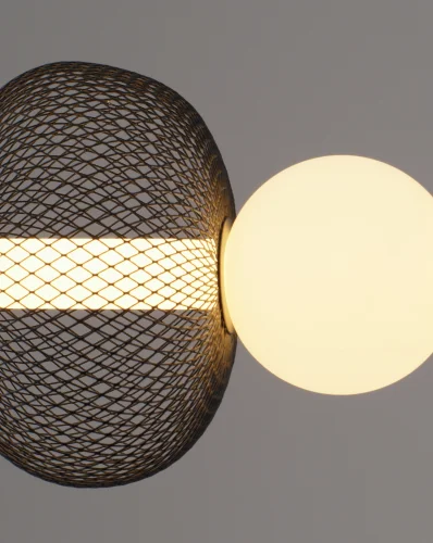 Светильник подвесной LED Lattice V11254-PL Moderli белый чёрный на 1 лампу, основание чёрное в стиле современный линейный фото 4