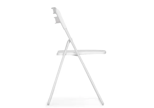 Пластиковый стул Fold складной white 15483 Woodville, белый/, ножки/металл/белый, размеры - ****430*460 фото 3