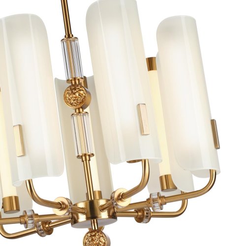 Люстра подвесная LED Lion 5467/35L Odeon Light белая коричневая на 1 , основание античное бронза в стиле современный эклектика арт-деко фото 7 Люстра подвесная LED Lion 5467/35L Odeon Light белая коричневая на 1 , основание античное бронза в стиле современный эклектика арт-деко фото 7