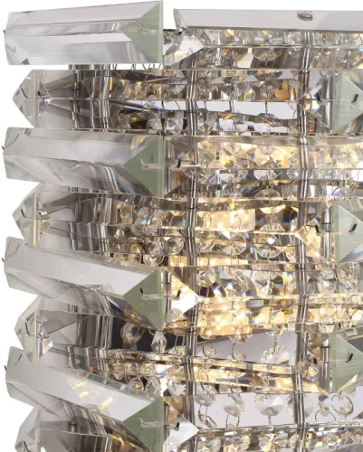 Бра Strozzi SL6137.101.02 ST-Luce прозрачный на 2 лампы, основание никель в стиле современный фото 3