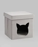 Пуф складной с ящиком Store Pet, серый УТ000038968 Stool Group на 1 , основание в стиле современный 