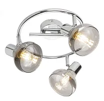 Спот с 3 лампами Lothar 54921-3 Globo прозрачный серый E14 в стиле современный 
