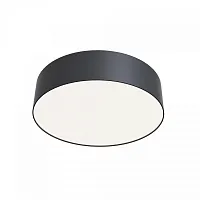 Светильник потолочный LED Zon C032CL-L32B4K Maytoni белый 1 лампа, основание чёрное в стиле современный тарелка