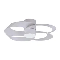 Люстра c вентилятором LED Rose 8705 Mantra белая на 1 лампу, основание белое в стиле современный с пультом