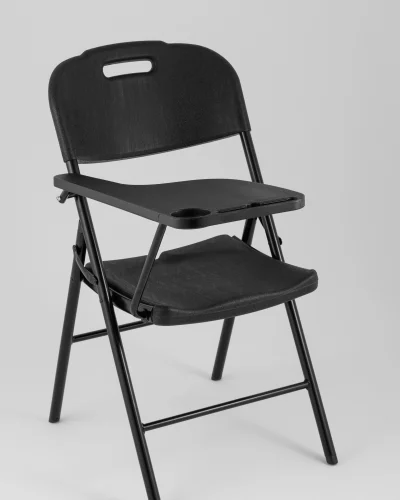 Стул складной банкетный со столиком черный УТ000039884 Stool Group, чёрный/пластик, ножки/металл/чёрный, размеры - ***** фото 6