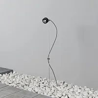 Ландшафтный светильник ЛЕД Спираль / Coil O538FL-L4B3K Maytoni уличный IP65 чёрный на 1 лампу, плафон чёрный в стиле современный ЛЕД