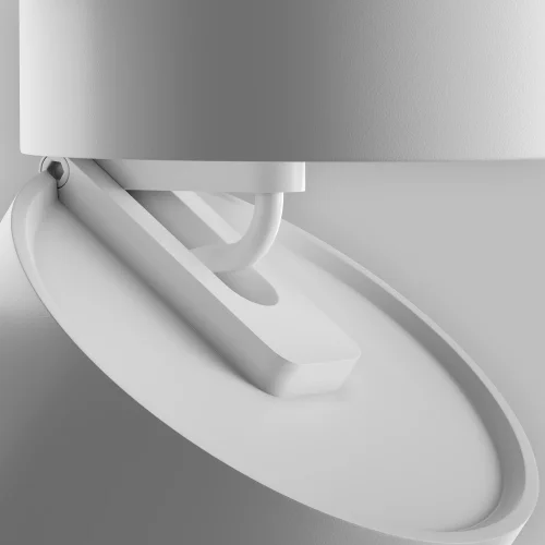 Светильник накладной LED Onda C024CL-12W4K-W-1 Maytoni белый 1 лампа, основание белое в стиле хай-тек современный круглый фото 4