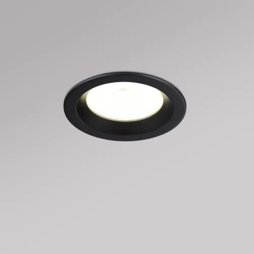 Светильник точечный Rayne 359841 Novotech чёрный на 1 лампу, основание чёрное в стиле хай-тек круглый фото 6