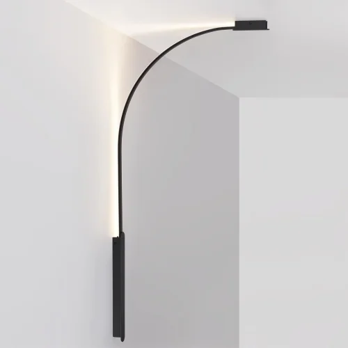 Элемент для инсталляции Fino Xs 7155/100A Odeon Light чёрный на 1 лампу, основание чёрное в стиле хай-тек фото 2