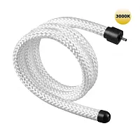 Светильник подвесной LED гибкий неон Ramo 359326 Novotech белый на 1 лампу, основание чёрное в стиле хай-тек гибкий неон