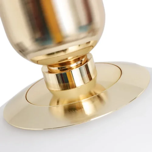 Светильник подвесной Bolla-Sola A3035SP-1GO Arte Lamp белый 1 лампа, основание золотое в стиле современный шар фото 3