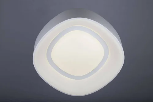 Люстра потолочная LED Enfield OML-45207-51 Omnilux белая на 1 лампа, основание белое в стиле хай-тек  фото 4