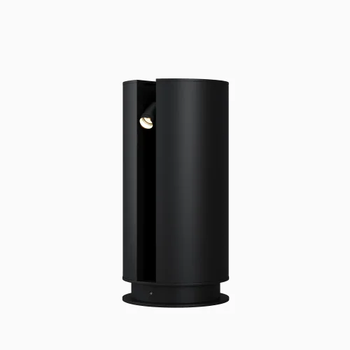 Парковый светильник LED Cave O468FL-L3B3K Maytoni уличный IP чёрный на 1 лампу, плафон чёрный в стиле современный хай-тек LED