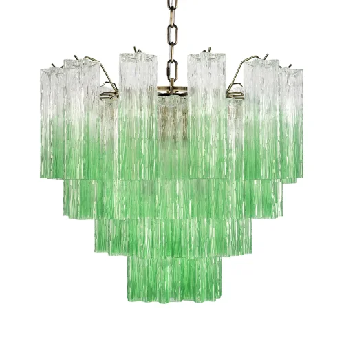 Люстра подвесная Мурано / Murano 10580/600 Clear green LOFT IT зелёная на 10 ламп, основание бронзовое в стиле современный арт-деко фото 3 Люстра подвесная Мурано / Murano 10580/600 Clear green LOFT IT зелёная на 10 ламп, основание бронзовое в стиле современный арт-деко фото 3