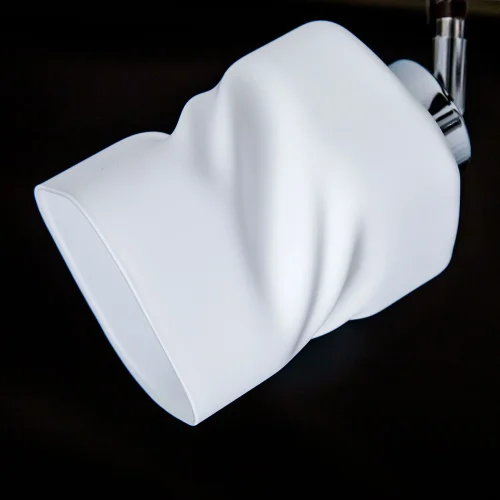 Люстра потолочная Берта CL126162 Citilux белая на 6 ламп, основание коричневое венге в стиле современный  фото 5