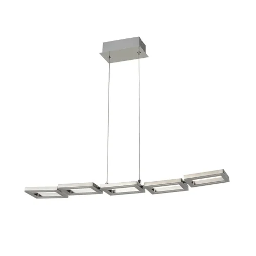 Светильник подвесной LED Retta VL7015P05 Vele Luce серый чёрный на 1 лампу, основание чёрное серое в стиле хай-тек 