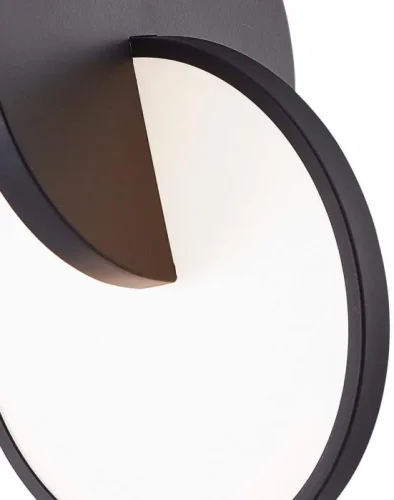 Светильник подвесной LED Grahan 4606-1P F-promo белый чёрный на 1 лампу, основание чёрное в стиле современный фото 3