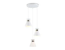 Светильник подвесной TR8467 Ambrella light белый на 3 лампы, основание белое в стиле классический каскад