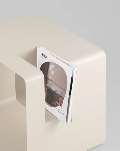 Журнальный столик Viwa, металл, светло-серый УТ000041891 Stool Group столешница из фото 4