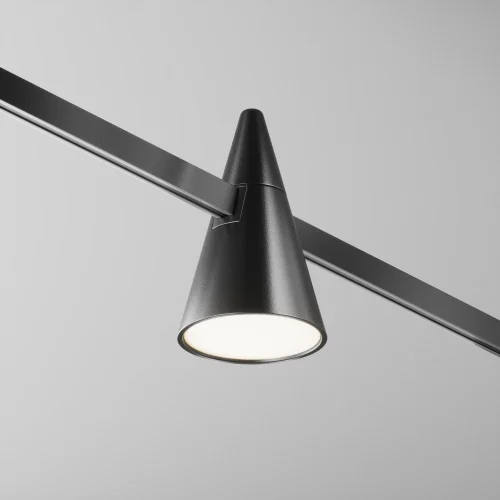 Трековый светильник LED Magnetic trаck system Flarity TR146-1-5W3K-B Maytoni чёрный для шинопроводов серии Magnetic trаck system Flarity чёрный фото 4