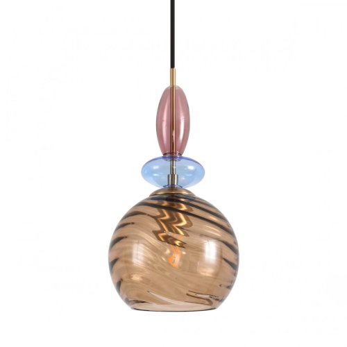 Светильник подвесной Walma 8300/1A Lumion янтарный на 1 лампу, основание чёрное в стиле современный фото 5 Светильник подвесной Walma 8300/1A Lumion янтарный на 1 лампу, основание чёрное в стиле современный фото 5