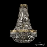 Бра 19011B/H2/35IV G Bohemia Ivele Crystal прозрачный 4 лампы, основание золотое в стиле классический sp