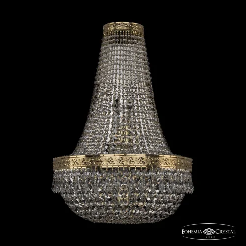 Бра 19011B/H2/35IV G Bohemia Ivele Crystal прозрачный на 4 лампы, основание золотое в стиле классический sp